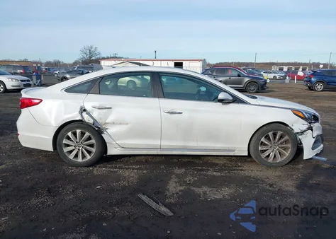 2017 Hyundai Sonata Sport из США, поврежденный, VIN 5NPE34AF5HH467811